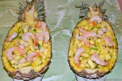 блюда из ананаса шедевры из ананаса