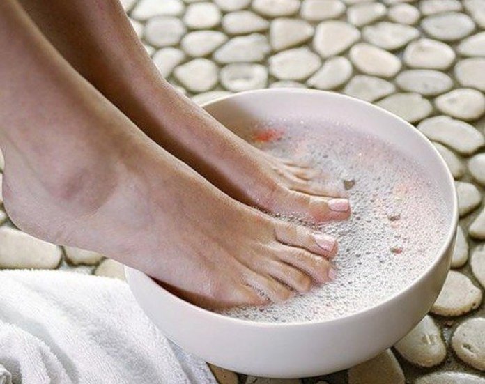 Солевые ванны для ног