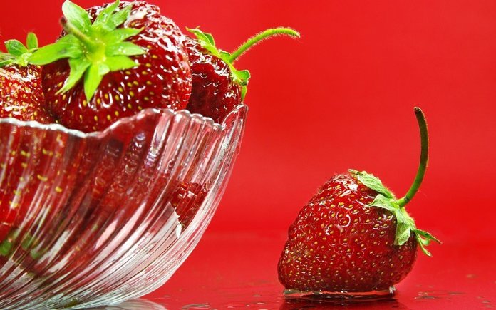 strawberry art